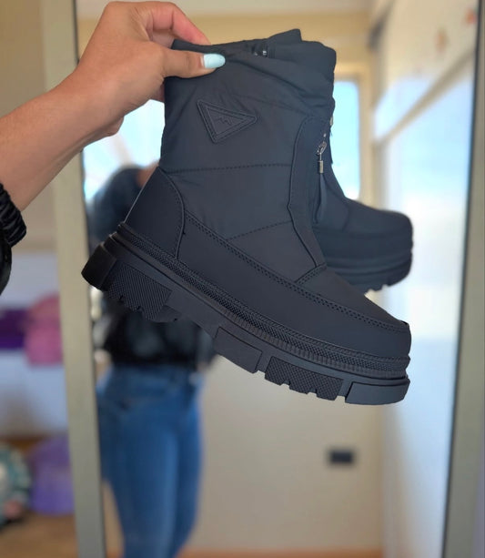 Botas impermeables Alaska, con chiporro para mujer