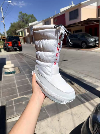 Bota Impermeable Blanca forrada en chiporro